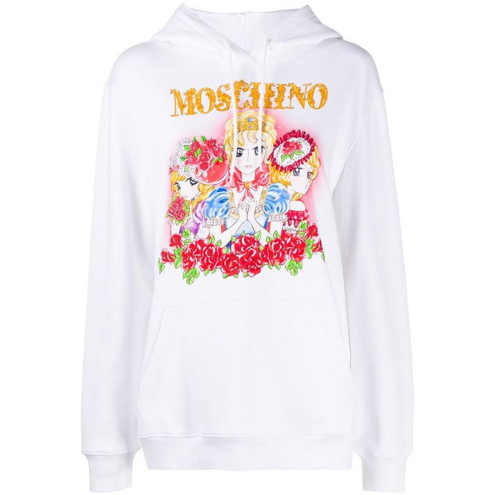 모스키노 판타지 프린트 후디
