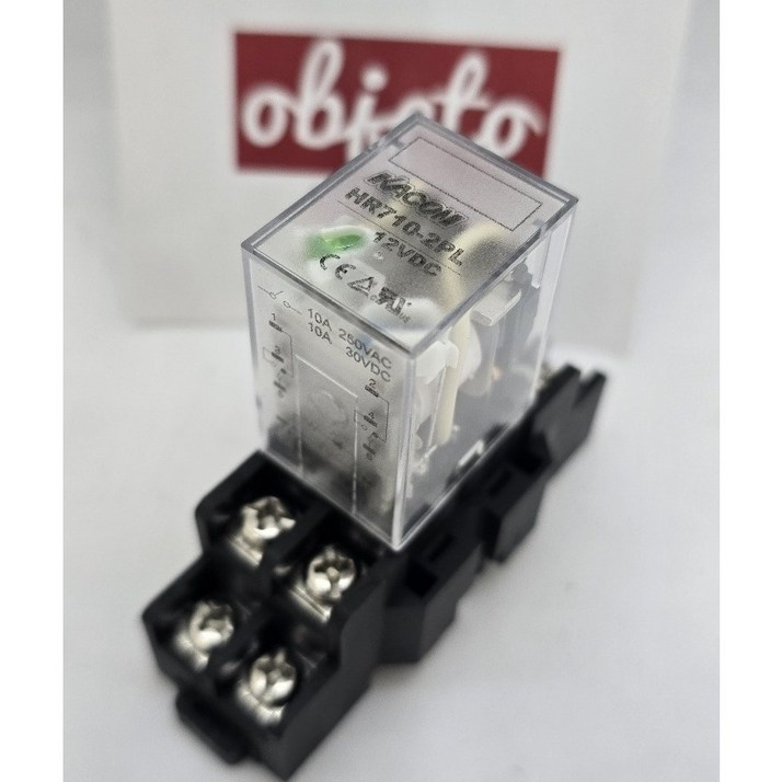 HR7102PL KACON LY2 8핀 AC220V, DC12V,DC24V 릴레이 LED릴레이, 1개 HR7102PL KACON LY2 8핀 AC220V, DC12V,DC24V 릴레이 LED릴레이, 1개