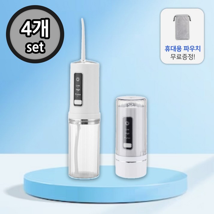 클린티스 물치실 휴대용 구강세정기 대용량 구강케어 물양치 치아세정기, 4인가족 특가 4개 클린티스 물치실 휴대용 구강세정기 대용량 구강케어 물양치 치아세정기, 4인가족 특가 4개