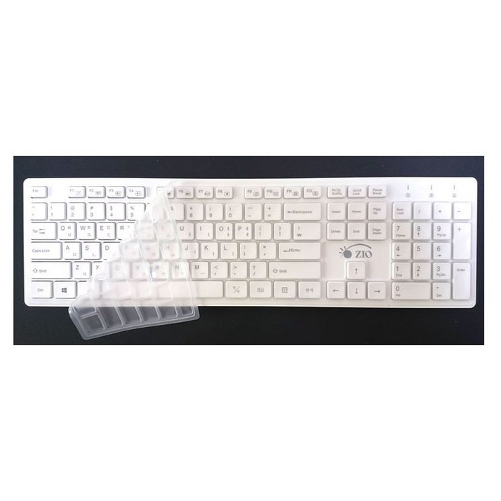 ZIO - KW4010 KMW4030 무선키보드용 실리콘 Keyskin 키스킨만 들어있어요, 단일상품, 1개