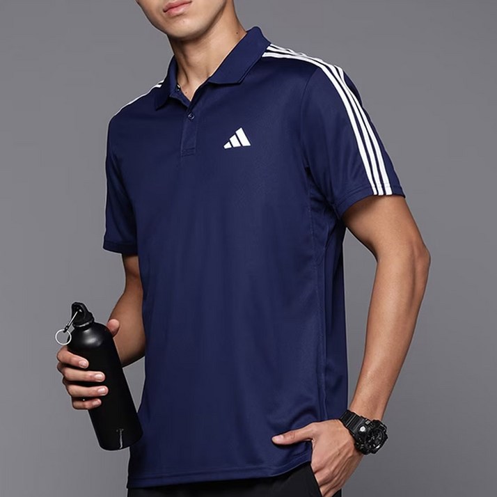 아디다스 반팔티 남성 카라티 기능성 반팔티셔츠 여름 피케 티셔츠 운동복 상의 스포츠셔츠