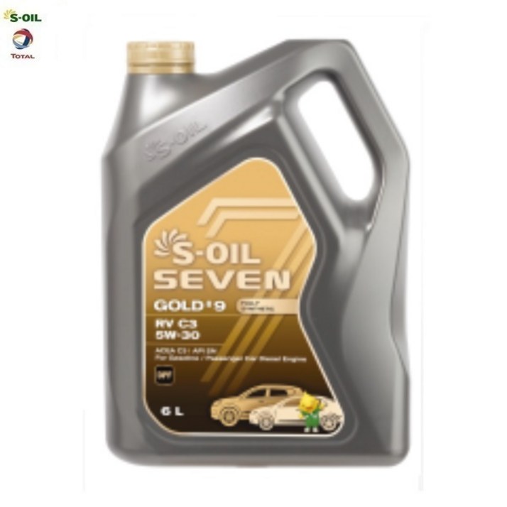 에스오일 7 GOLD 9 RV C3 5W30 6L RV용, 단일상품