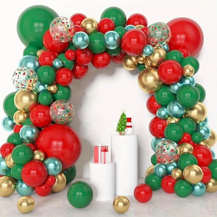 CEUQIESO 크리스마스 아치 풍선 세트 , 일반 이벤트 , 크리스마스 장식용 , 총 148개