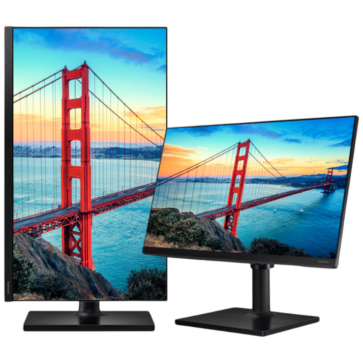 삼성전자 LF24T452FQ 24인치 모니터 FHD IPS 광시야각 피벗 HDMI DP 지원 22/21연식 중고