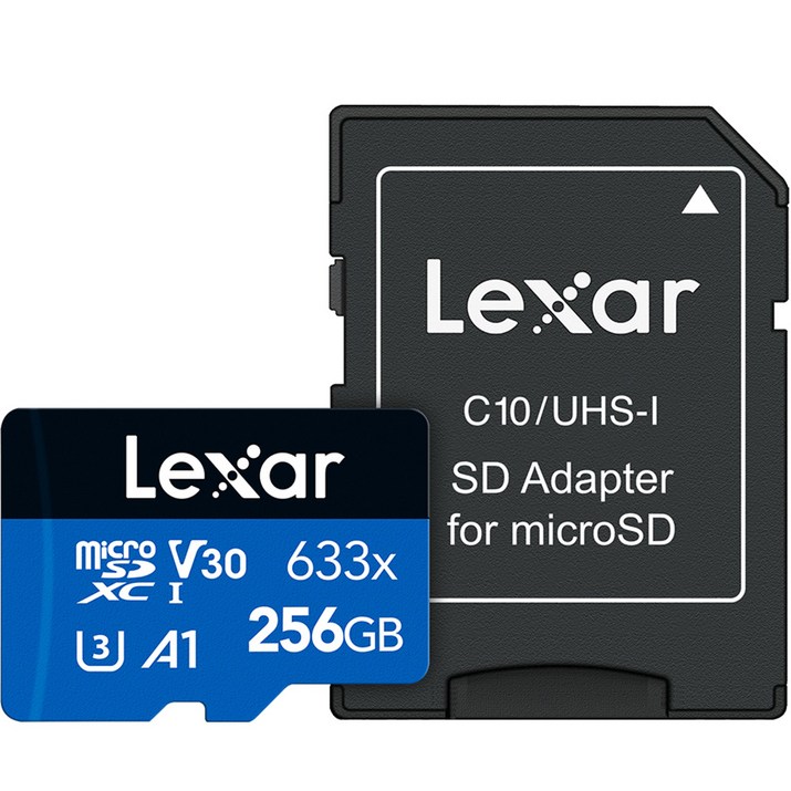 렉사 메모리 카드 SD 마이크로 고프로 블랙박스 HighPerformance microSDXC UHSI 633배속
