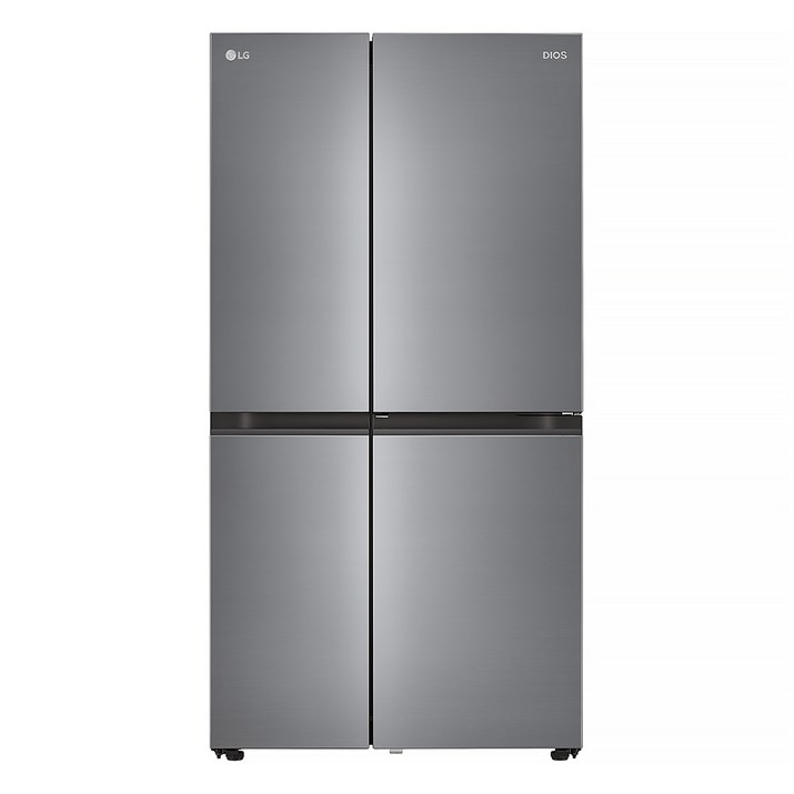 LG전자 디오스 매직스페이스 양문형 냉장고 방문설치, 메탈, S834S32V 6941983334