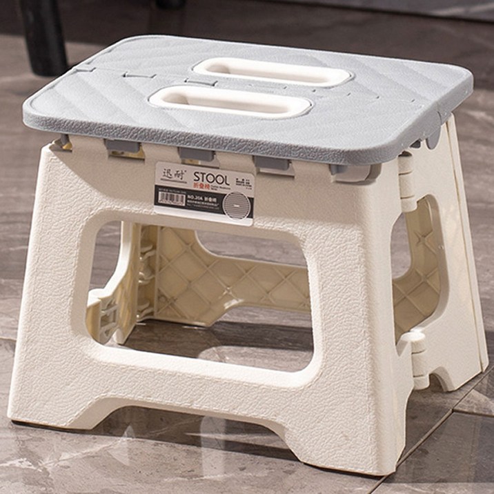 리브리카 휴대용 접이식 간이 보조 폴딩 체어 대, 그레이, 1개