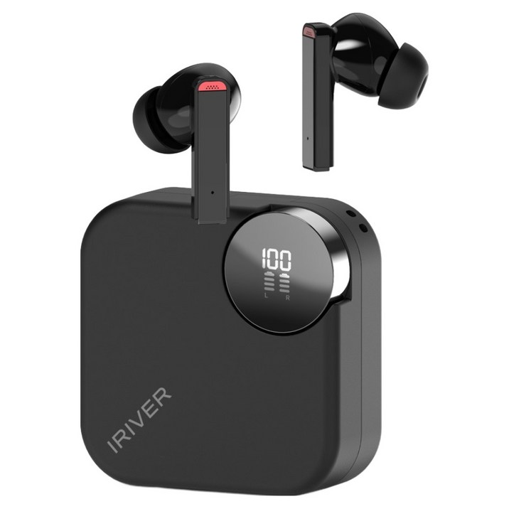 아이리버 TWS 팩트 ANC ENC 블루투스 무선이어폰, ITW-S7, 블랙