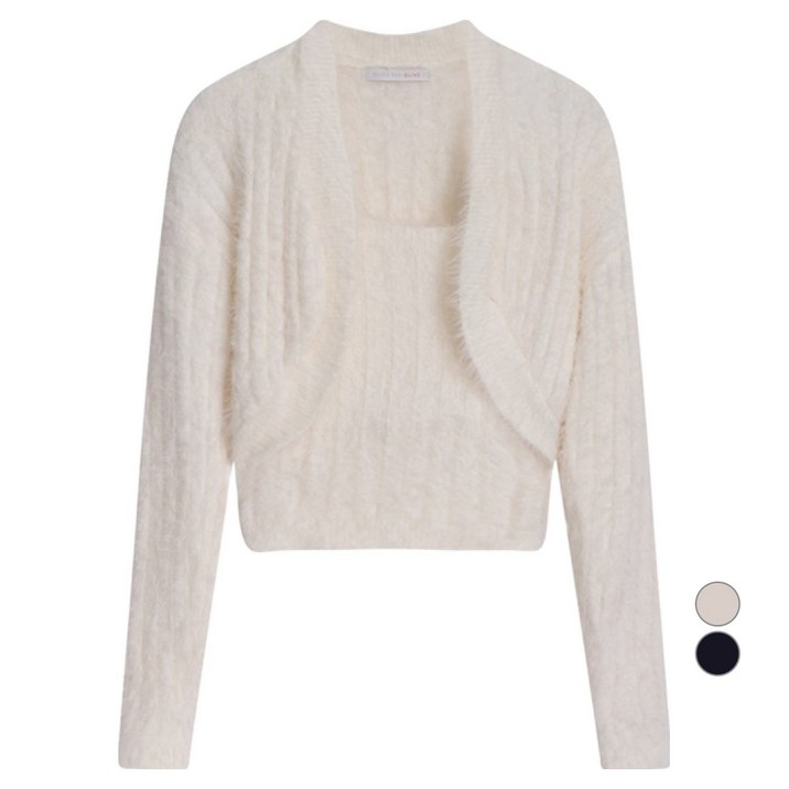 올리브데올리브 여성용 부끌사 나시 가디건