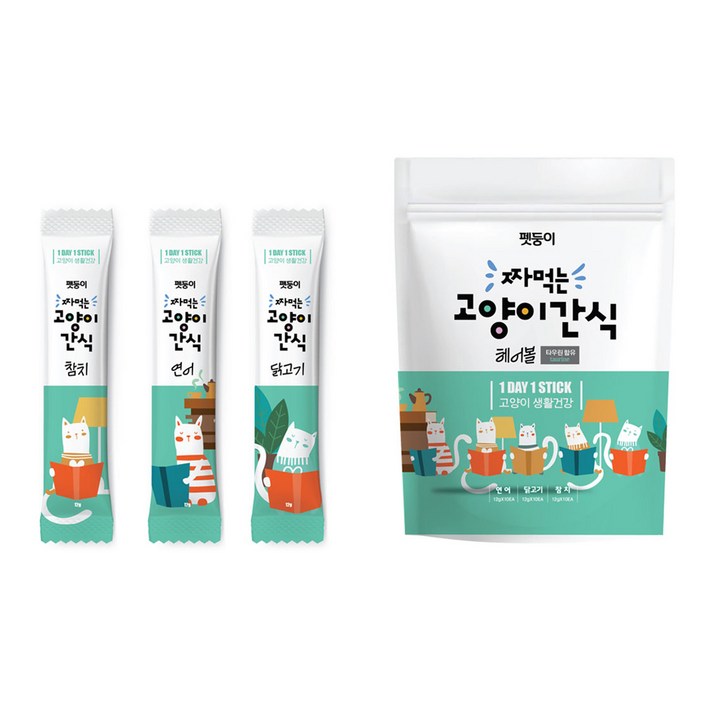 펫둥이 짜먹는 고양이 간식 3가지맛 30P, 참치, 연어, 닭고기, 360g, 1개 펫둥이 짜먹는 고양이 간식 3가지맛 30P, 참치, 연어, 닭고기, 360g, 1개