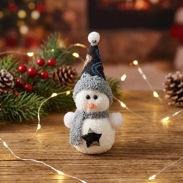 한소픈 크리스마스 미니 눈사람 겨울 인테리어 소품 크리스마스 장식