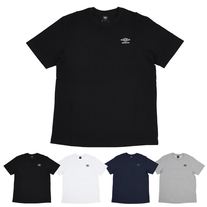 [백화점 정품] 엄브로 26SS 신상 남녀공용 에센셜 스몰로고 반팔티 반팔티셔츠 + 스포츠양말