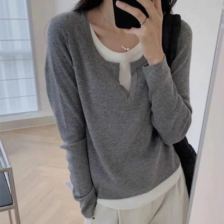 아이드엘 데일리 더블레이어드 티셔츠 아이드엘 데일리 더블레이어드 티셔츠