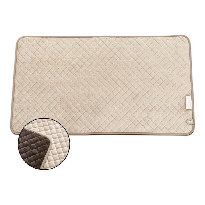 탄소매트 캠핑전기장판 전기요 3종 빈티지/ 레자 전기장판/ 극세사 양면(블랙/베이지)