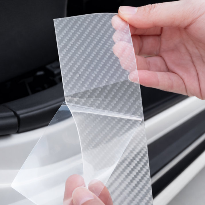 GE 프리미엄 차량용 PPF 필름 스크래치 방지 보호필름 반투명 3M, 반투명(카본패턴), 1개