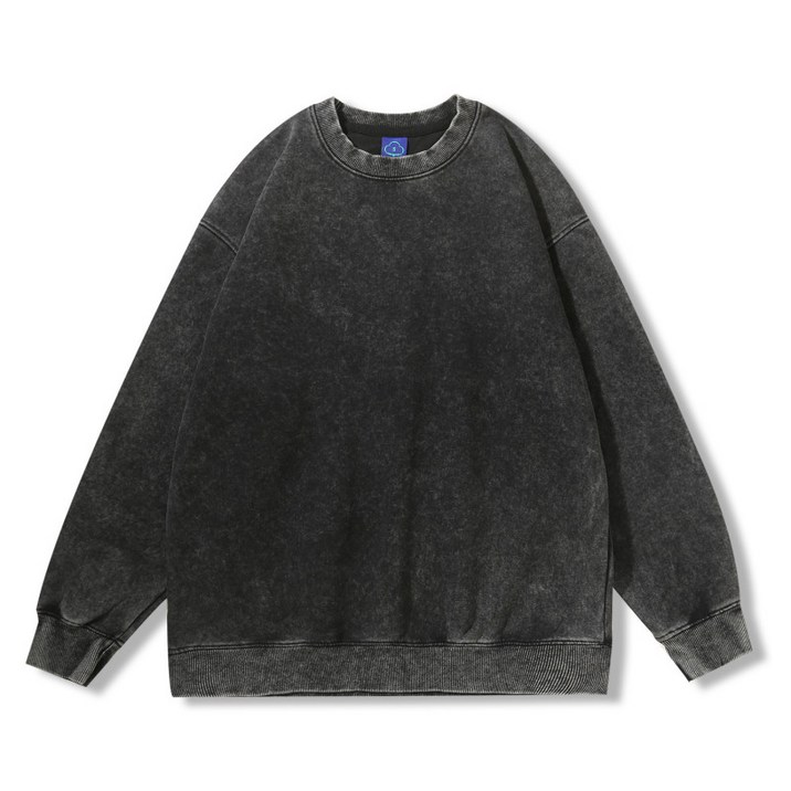 더벨러리 여성 피그먼트 워싱 기모 스웻 맨투맨 BCT5311 겨울 빈티지 워싱