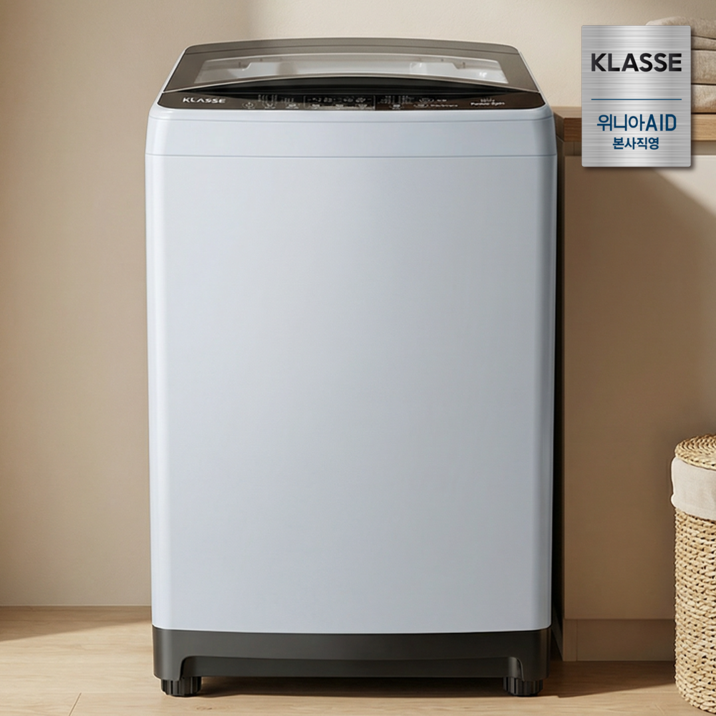 위니아 클라쎄 WFE112SSA(AK) 12kg 통돌이세탁기 가정용 원룸 오피스텔 라이트실버