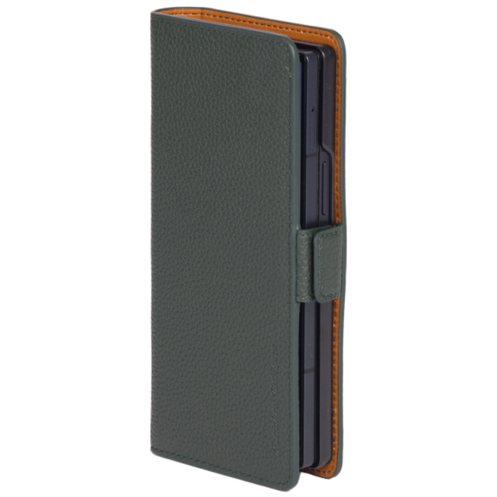 진렌체 비에토 천연 소가죽 토고 갤럭시 Z폴드 지갑 케이스