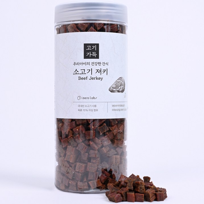 제로랩스 강아지 대용량 고기가득 져키 1kg