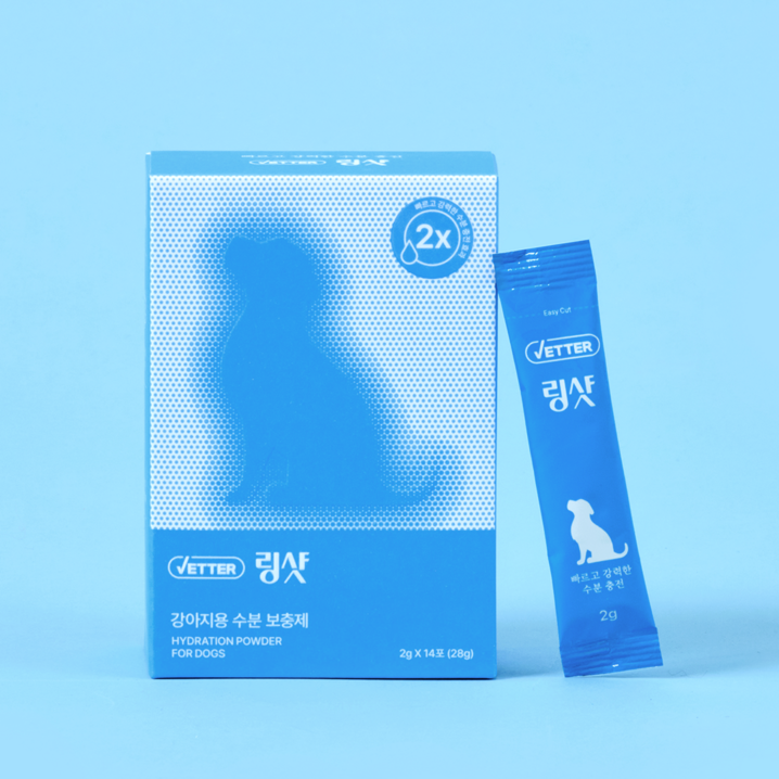 베터 링샷 강아지용 수분 보충제 2g14p, 1개, 단품