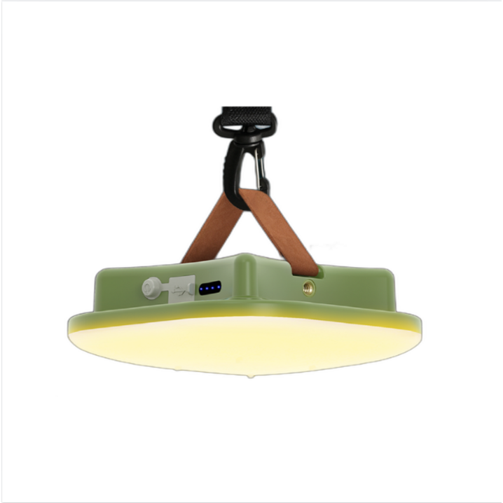 생활속으로 MOSLIGHTING 캠핑등 LED 15600mah 80w 무선 캠핑 랜턴 낚시등, 1개, 초록