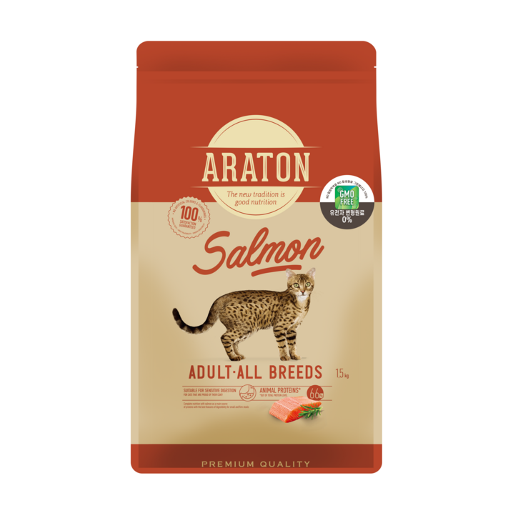 [BETTER GO] 아라톤(ARATON) 어덜트 캣 살몬 / 유럽 청정 고양이사료