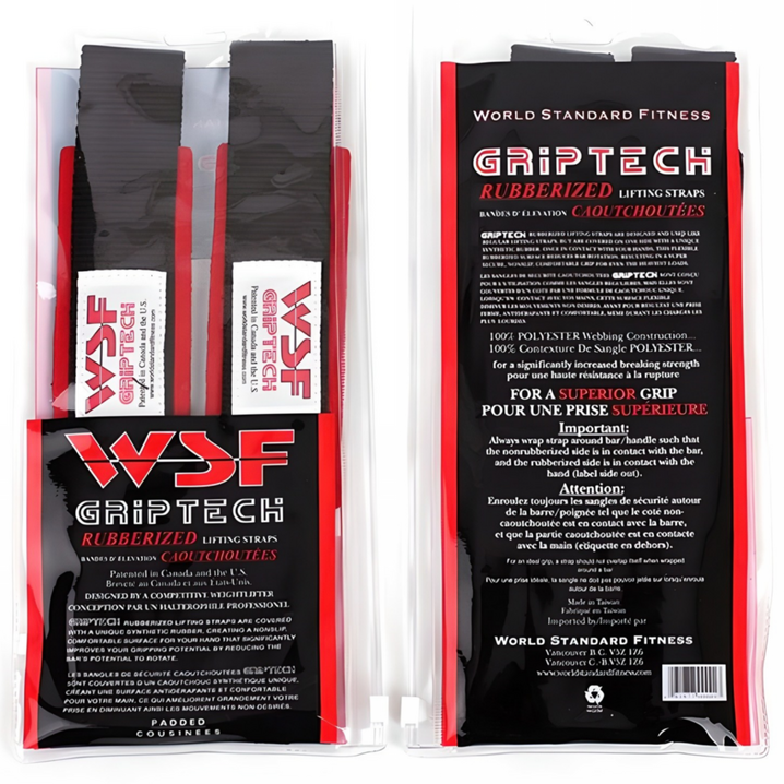 WSF 그립테크 리프팅 헬스 스트랩 2p