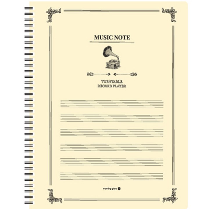 모닝글로리 6000 하드커버 음악 스프링노트