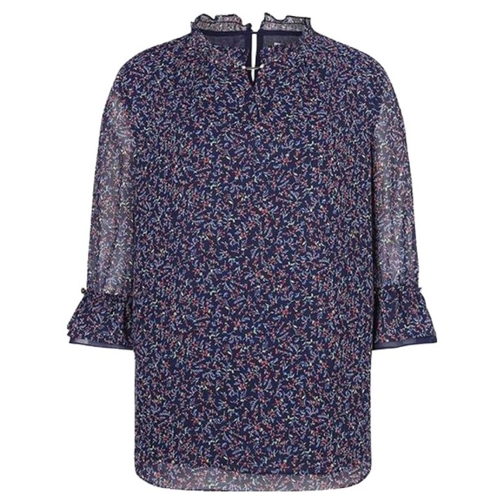 크로커다일레이디 잔꽃무늬 쉬폰블라우스 CLCMBL129