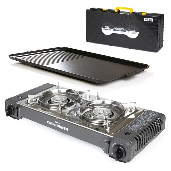 맥스 투버너 가스렌지 + 불판