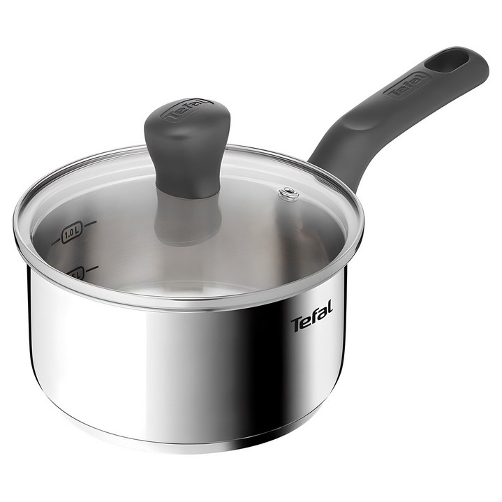 테팔 인덕션 이지쿡 편수냄비, 16cm, 실버, 1개