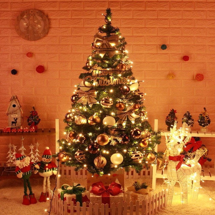 트리킹 크리스마스트리 풀세트 전구 장식 보관가방 포함