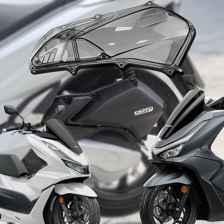 오토티엔 혼다 PCX125 2021년2025년 튜닝 에어클리너 커버, 스모크, 1개