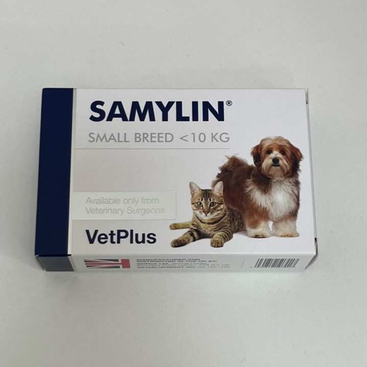 새밀린 간기능 영양제 소형견 반려묘고양이 30 알약형 영국직배송 Samylin