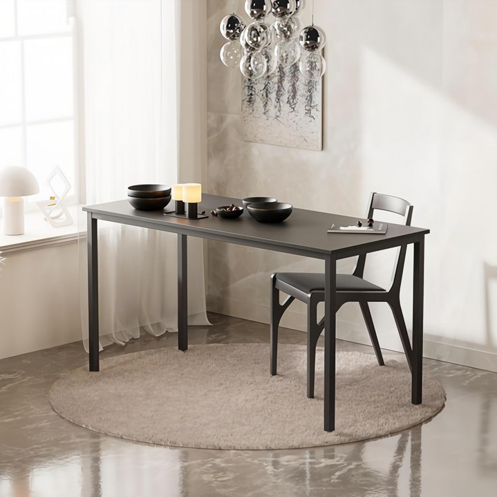 가구느낌 모던테이블, 블랙