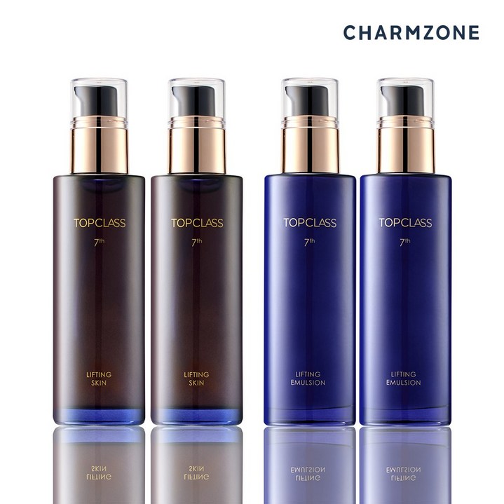 참존 탑클래스 리프팅 스킨 로션 2종세트 1+1 주름 탄력 미백 속건조 잔주름 영양 보습