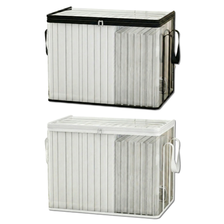 펴나나다 투명 PVC 책 보관함 가방