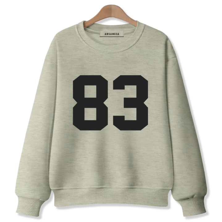 [ANSANGSA] 83 남녀공용 맨투맨 스웨트셔츠