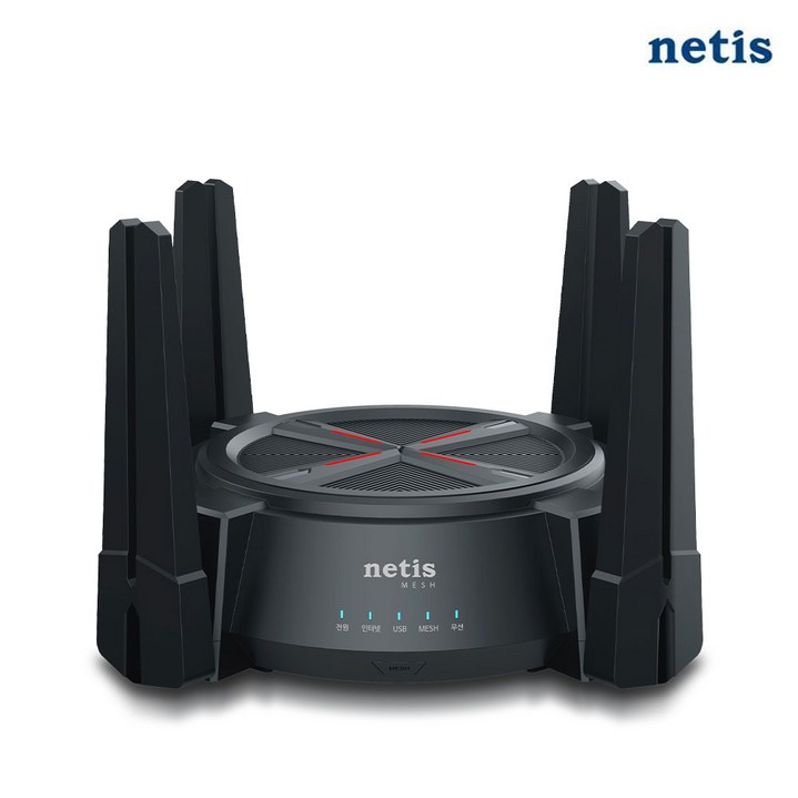 네티스 MEX6000 AX6000 MESH WIFI6 기가 와이파이 유무선 인터넷 공유기, 1개, 단일상품