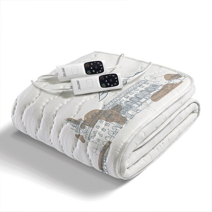 이메텍 이탈리아 프리미엄 순면 전기요 더블 2인용 볼로냐 IMB-096