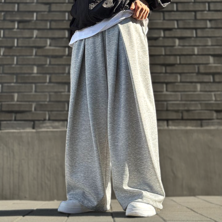 시온 핀턱 와이드 트레이닝팬츠 남녀공용