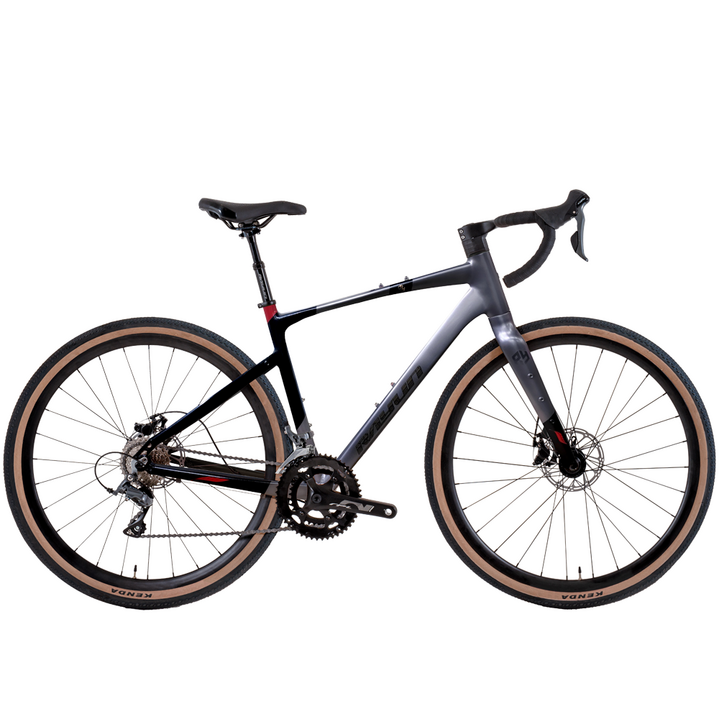 레이윤 GR716HD 그래블 바이크 로드 자전거 입문용 Gravel 완조립, 1개, 510cm, 블랙+그레이