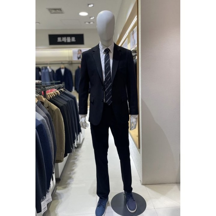 [즉시 세일] 동아쇼핑점 트레몰로 (주)세정 남성 블랙 하객룩 정장 수트 세트 TGNGA4S1231