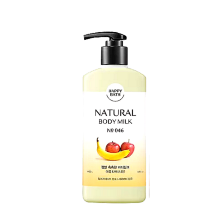 해피바스 정말 촉촉한 바디밀크 400g 고보습 바디로션 크림