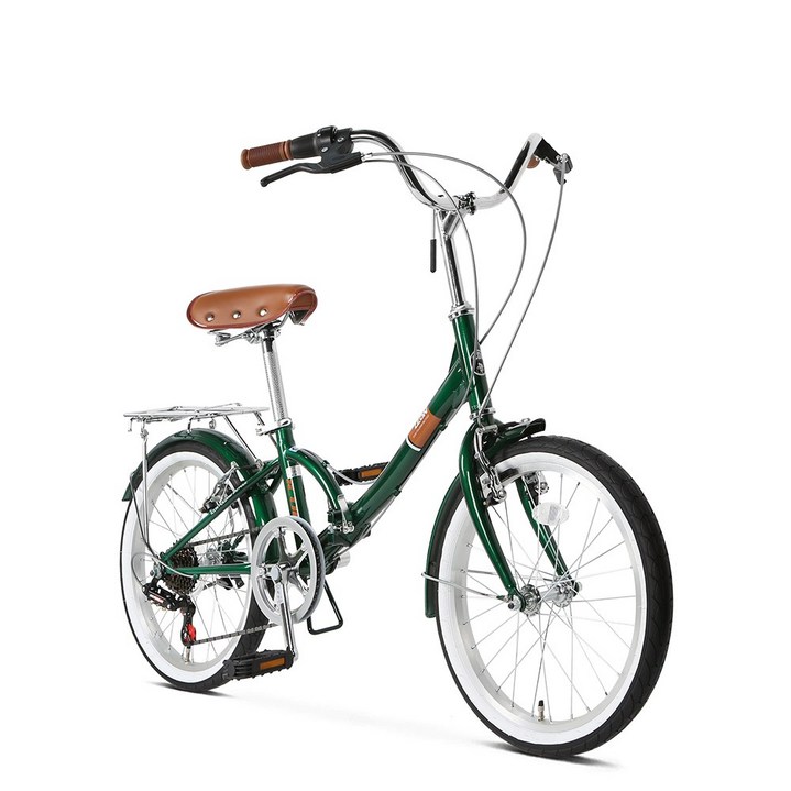 [반짝세일] 알톤 레온 20인치 미니벨로 접이식 자전거 여성용 주니어 바구니 자전거 - 투데이밈