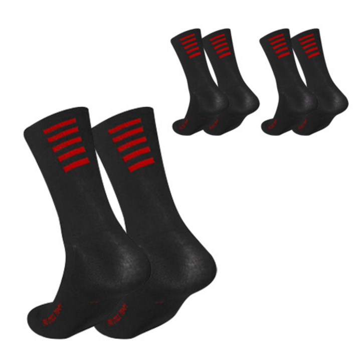 펠레트리코 사이클링 삭스, 블랙레드, 3개