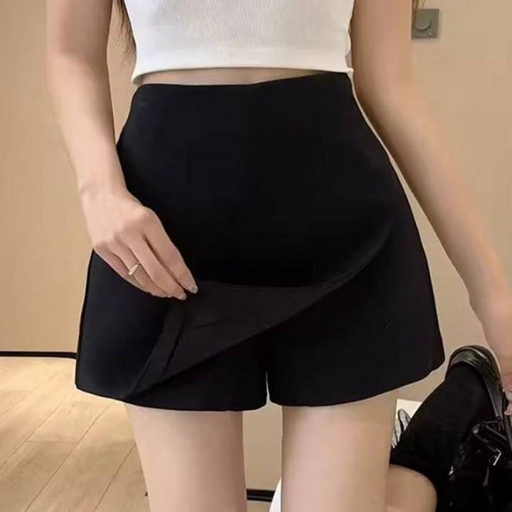 메이첼 루니 사선 랩 미니 스커트형 반바지 10277