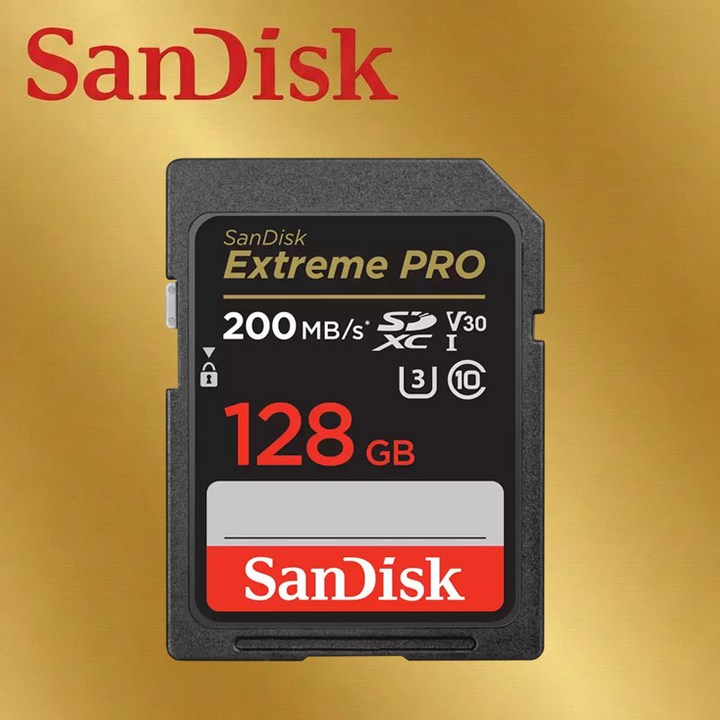 샌디스크 익스트림 프로 Class10 Extreme Pro UHSI U3 V30 SD 메모리카드