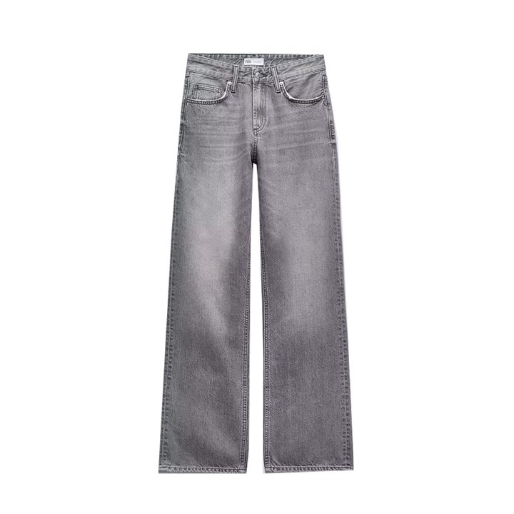 ZARA 여자신상 데님팬츠 캐주얼 와이드핏 청바지 2Y1007