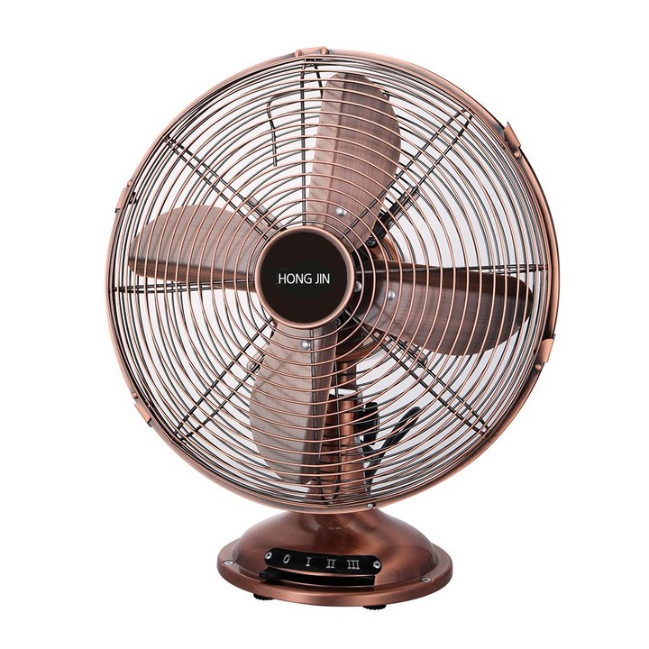 탁상형 메탈 황동 선풍기 30cm 홍진 황동선풍기 메탈선풍기